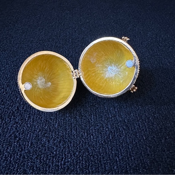 Hand Painted Enamel Decorative Egg - Picture 9 of 10